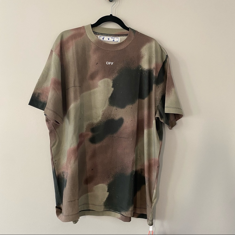 Authentic Off-White Camouflage T-Shirt (L)